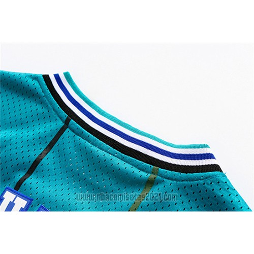 Camiseta Charlotte Hornets Dell Curry #30 Retro Verde